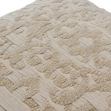 Load image into Gallery viewer, Woven Cotton Chenille Jacquard Pillow in Taupe