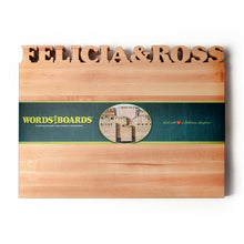 Load image into Gallery viewer, Words with Boards Personalized Cutting Board ~ Large