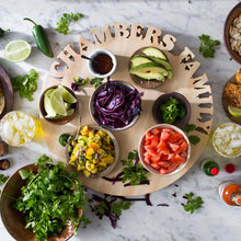 Load image into Gallery viewer, Words with Boards Personalized Round Cutting Board