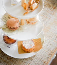 Load image into Gallery viewer, Serving Stand - Steel + Wood