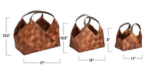 Load image into Gallery viewer, Woven Wood Baskets with Handles