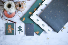 Load image into Gallery viewer, Eco Christmas Wrapping Paper &amp; Matching Tags: Xmas Trees
