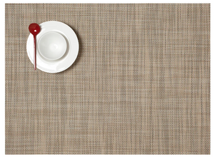 Mini Basketweave Rectangle Placemat- Linen