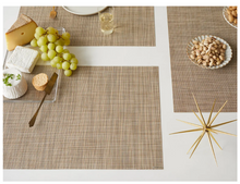 Load image into Gallery viewer, Mini Basketweave Rectangle Placemat- Linen
