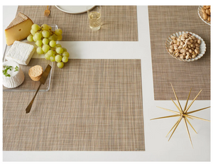 Mini Basketweave Rectangle Placemat- Linen