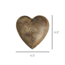 Load image into Gallery viewer, Wood Heart Tray
