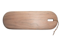 Load image into Gallery viewer, Acacia Wood Cutting Board w/ Leather Strap
