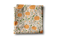 Load image into Gallery viewer, Pumpkin Fall Botanical Floral Autumn Kitchen Towel Waffle
