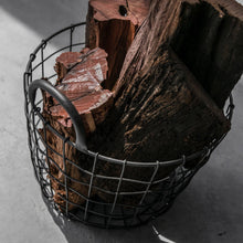 Load image into Gallery viewer, Round Iron Basket with Handles
