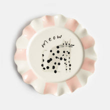 Load image into Gallery viewer, Meow Dotty Cat Plate

