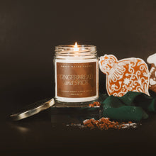 Load image into Gallery viewer, Gingerbread and Spice 9 oz Soy Candle

