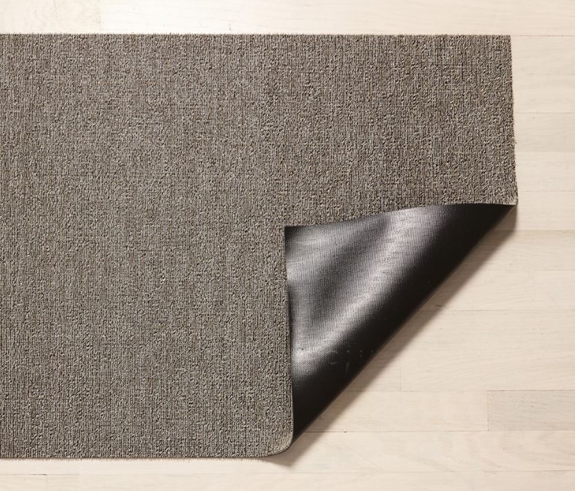 Heathered Shag Doormat PEBBLE
