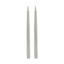 Load image into Gallery viewer, 2 pc Tall White Flameless Taper Candle
