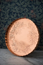 Load image into Gallery viewer, Copper Embossed Serving Tray
