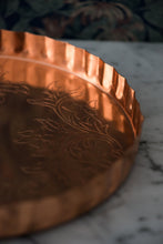 Load image into Gallery viewer, Copper Embossed Serving Tray
