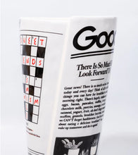 Load image into Gallery viewer, Newspaper Ceramic Vase
