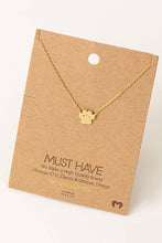 Load image into Gallery viewer, Mini Paw Print Charm Necklace
