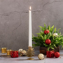 Load image into Gallery viewer, Gold Pinecone Candleholders
