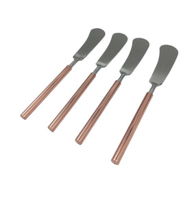 Set of 4 Copper Handle Spreaders