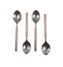 Load image into Gallery viewer, Set of 4 Copper Handle Spoons
