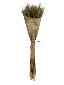 Wheat Grass in Craft Paper Wrap Moss Green