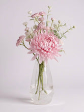Load image into Gallery viewer, Faceted Frosted Vase Clear
