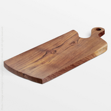 Load image into Gallery viewer, Chiku™ Carved Teak Cutting Board Paddle
