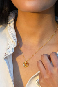 Twist Me Up Necklace - 18K Gold Plated