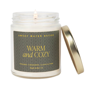 Warm and Cozy 9oz Soy Candle