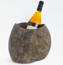 Load image into Gallery viewer, Stoneshard Carved Riverstone Wine Bucket
