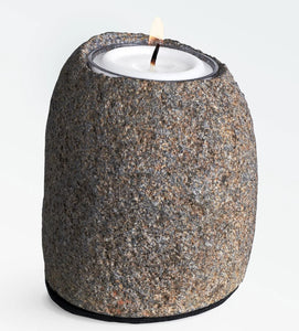 Stoneshard Carved Riverstone Candleholder