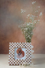 Load image into Gallery viewer, Checkered Bone &amp; Wood Picture Frames
