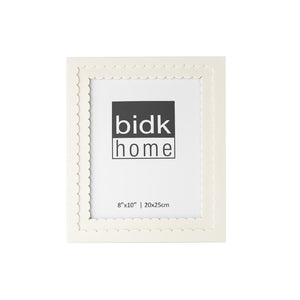 White Scalloped Picture Frames