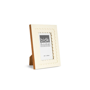 White Scalloped Picture Frames