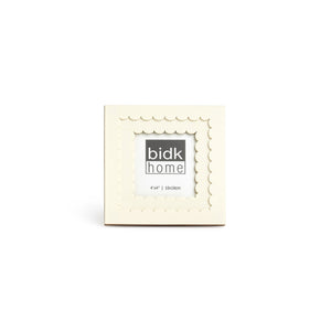 White Scalloped Picture Frames