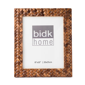 Brown Criss Cross Picture Frames