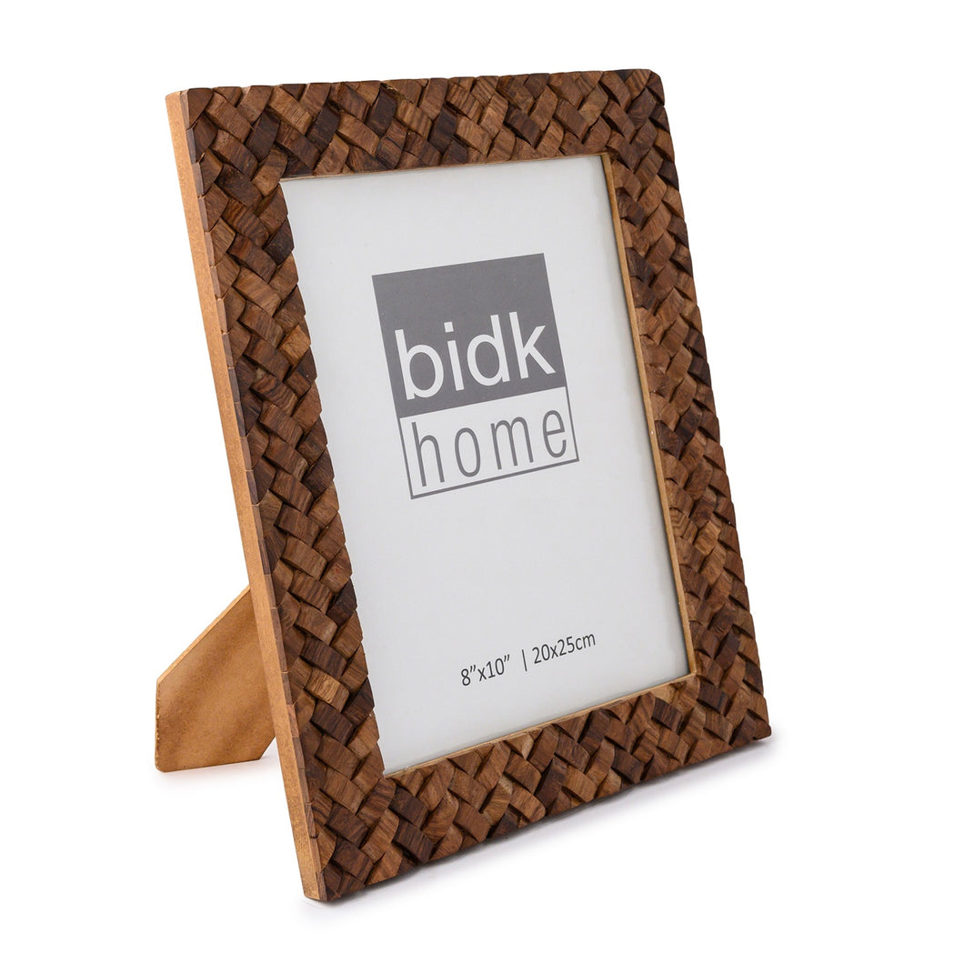 Brown Criss Cross Picture Frames