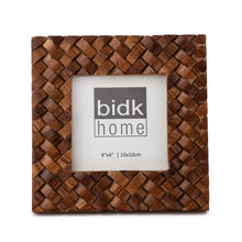 Load image into Gallery viewer, Brown Criss Cross Picture Frames
