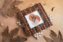 Load image into Gallery viewer, Brown Criss Cross Picture Frames
