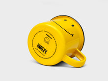 Load image into Gallery viewer, Smiley Enamel Mug - Enamelware for the happy camper
