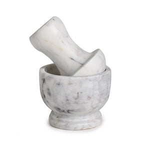 White Marble Mushroom Grinder