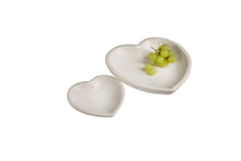 Load image into Gallery viewer, Sm. White Marble Heart Shaped Bowl
