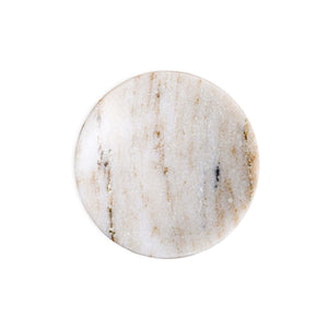 Brown Galaxy Marble Round Flared Key/Soap Dish 5"
