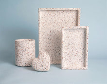Load image into Gallery viewer, Med. Terrazzo Rect. Tank Tray 10&quot; x 6&quot;
