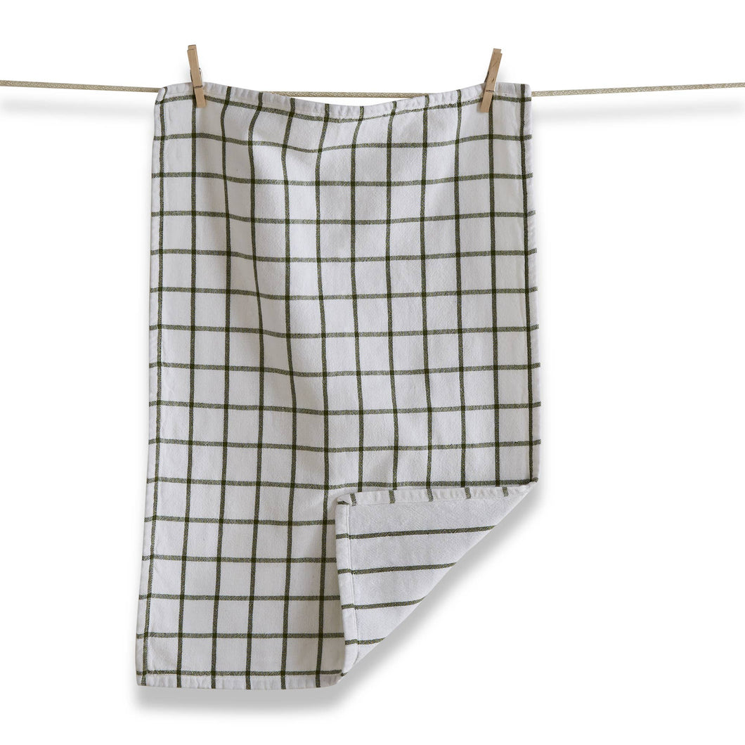 Tag Classic Double Cloth Dishtowel - Olive