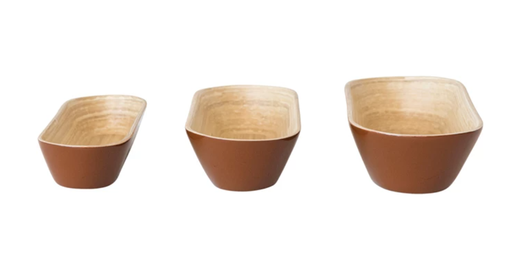Lacquered Bamboo Bowl