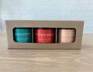 Set of 3 Holiday Candles