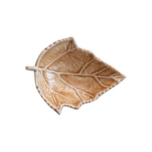 Load image into Gallery viewer, Enameled Aluminum Leaf Shaped Dish
