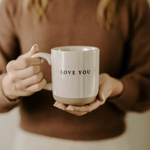 Load image into Gallery viewer, Love You 14oz. Stoneware Coffee Mug
