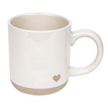 Load image into Gallery viewer, Heart 14oz. Stoneware Coffee Mug
